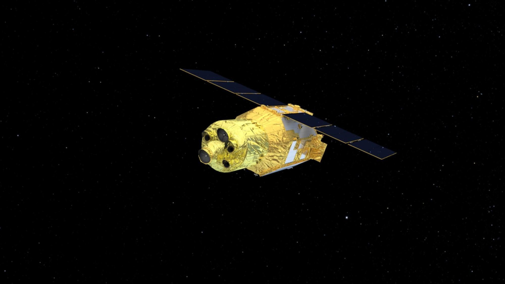 El satélite XRISM, que se muestra aquí en una ilustración, es una misión de rayos X que estudiará algunos de los objetos más energéticos del universo.