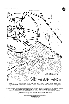 ¡Un océano global de lava y cielos brillantes de silicato hacen de este mundo de ensueño el destino perfecto para vacaciones extremas!