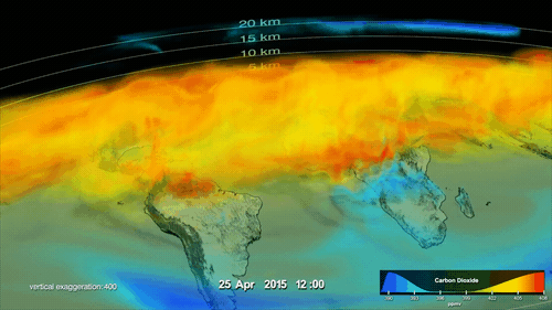 imagen animada del modelo atmosférico