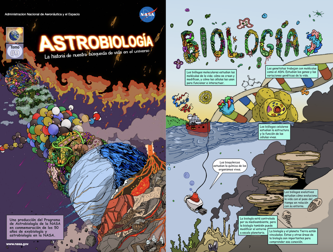 La Edición 9 de la novela gráfica de Astrobiología responde a una de las preguntas más grandes de todas... "¿Cómo me convierto en astrobiólogo?"